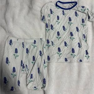 Kyte size 5T SS PJ set OG bluebonnet
